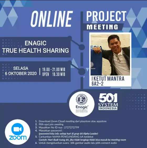 501 System Indonesia Zoom Online Project Meeting 6 Oktober 2020