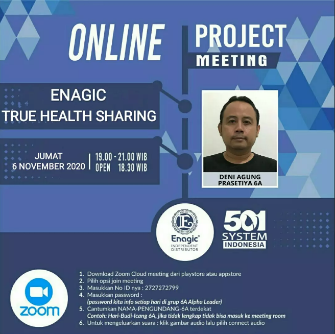 501 System Indonesia Zoom Online Project Meeting  JUMAT 6 NOVEMBER 2020